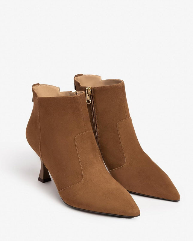 Nero Giardini Stivaletti Donna con Tacco in Camoscio Malto - MARIO SPATARELLA