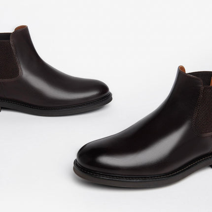 Chelsea Uomo in Pelle Marrone I302953UE CAFFE 301 Nero Giardini 