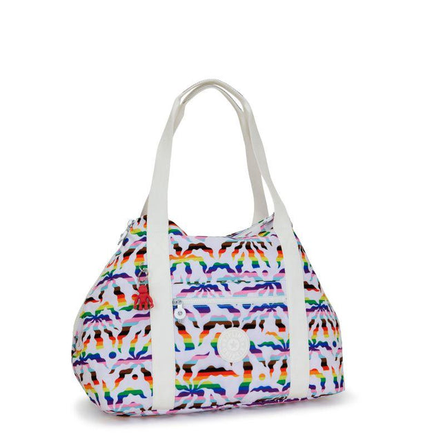 Borsone Shopper Viaggio Rainbow ART M RAINBOW PALM Kipling 
