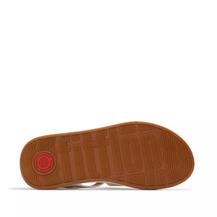 FitFlop Sandali Donna in Pelle Bianca HV1-194 LULU WHITE FitFlop 