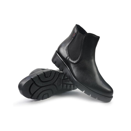 Callaghan Stivaletti Donna con Zeppa in Pelle Nero 89806 HAMAN BLACK Callaghan 