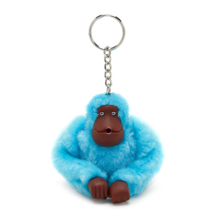 Portachiavi Scimmia Kipling MONKEYCLIP M SEA BLUE Kipling 