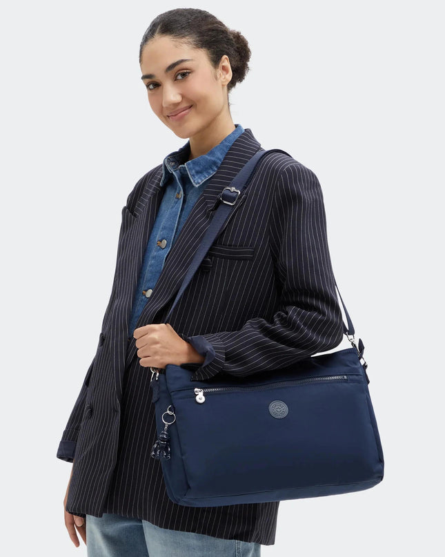 Borsa Lavoro Kipling Lapdop 13 Pollici con Tracolla in Tessuto Infinite Blu ELYSIA WORK S INFINITE BLUE Kipling 