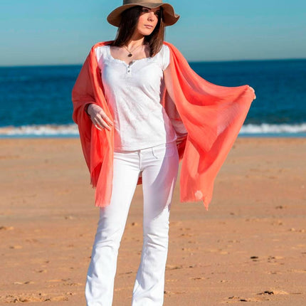 Foulard Pareo in Cotone ACTCORAL COTTON Colores de Otono 