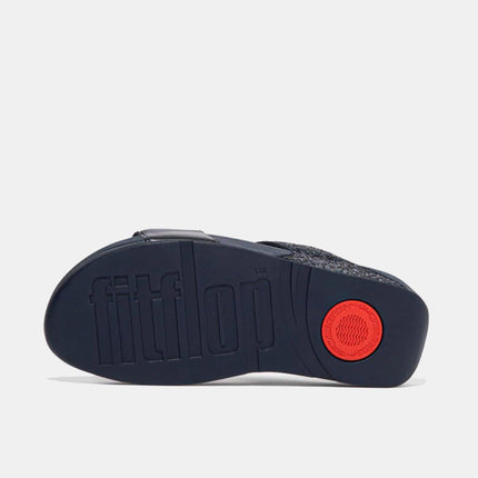 FitFlop ET3-339 LULUGLITTER SLIDES NAVY
