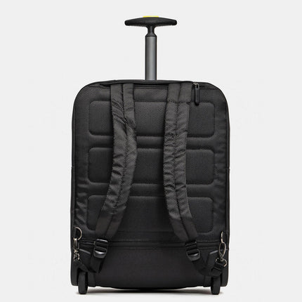 Mandarina Duck Trolley Zaino Bagaglio a Mano in Tessuto Nero - MARIO SPATARELLA