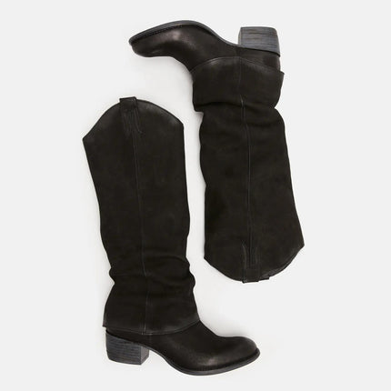 Texano Donna Camoscio Nero DRESA C833 MARVIN BLACK Felmini 