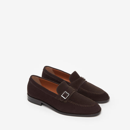 Mocassini Uomo Camoscio Marrone I302930UE MORO300 Nero Giardini 