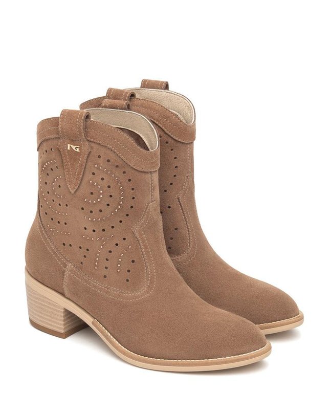 NeroGiardini Stivaletti Donna in Camoscio Mou - MARIO SPATARELLA