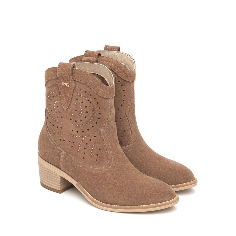 NeroGiardini Stivaletti Donna in Camoscio Mou - MARIO SPATARELLA