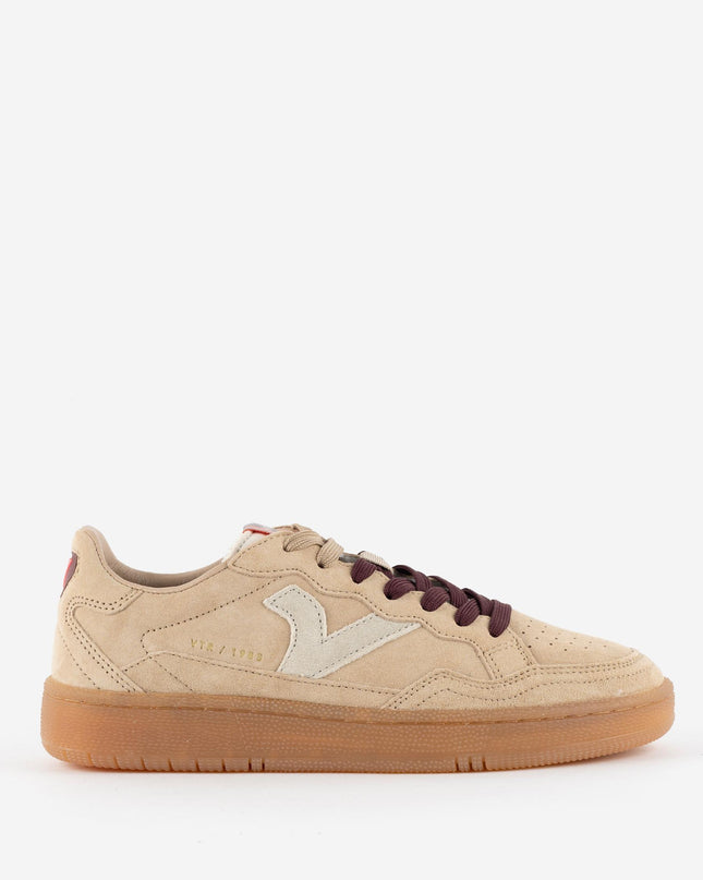 Victoria Sneakers Donna Bassa in Pelle Beige Multi 8806111 SMASH D BEIGE Victoria 