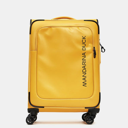 Trolley Medio Espandibile Softy Giallo 4 Ruote OSV03 ECO COATED DUCK YELLOW Mandarina Duck 