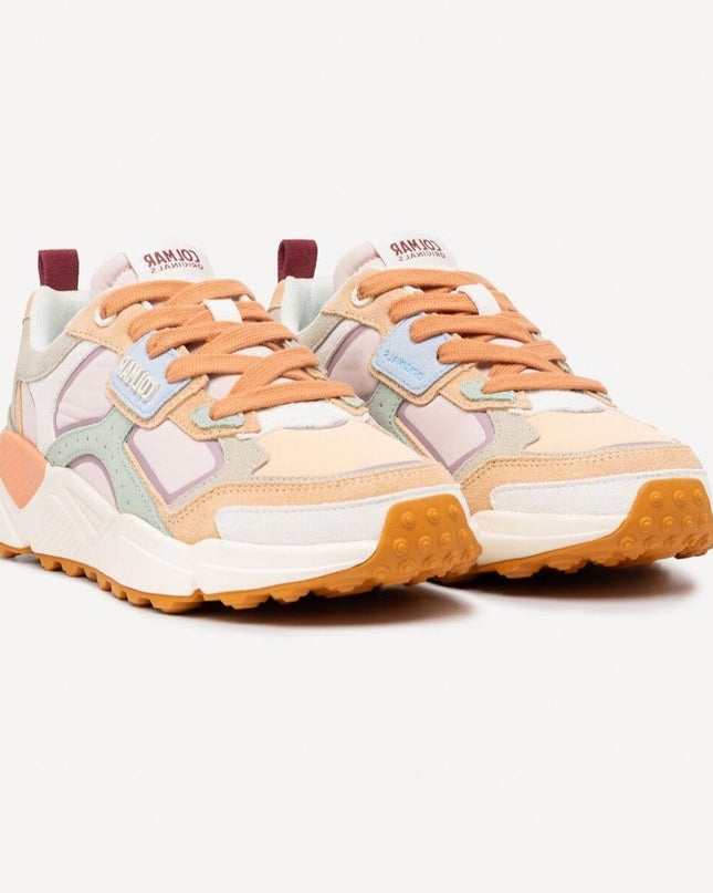 Sneakers Colmar Donna in Pelle Multicolor Rosa - MARIO SPATARELLA