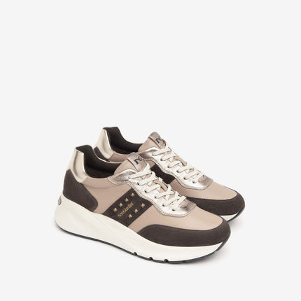 Nero Giardini Sneakers Donna Zeppa Multicolor Ambra I411523D CASTAGNO SAVANA 305 Nero Giardini 