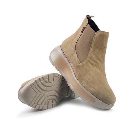 Callaghan Stivaletti Chelsea Donna con Zeppa in Camoscio Corda 61607 GRACE CORDA Callaghan 