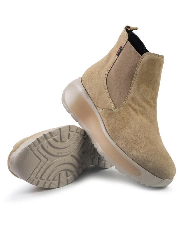 Callaghan Stivaletti Chelsea Donna con Zeppa in Camoscio Corda 61607 GRACE CORDA Callaghan 