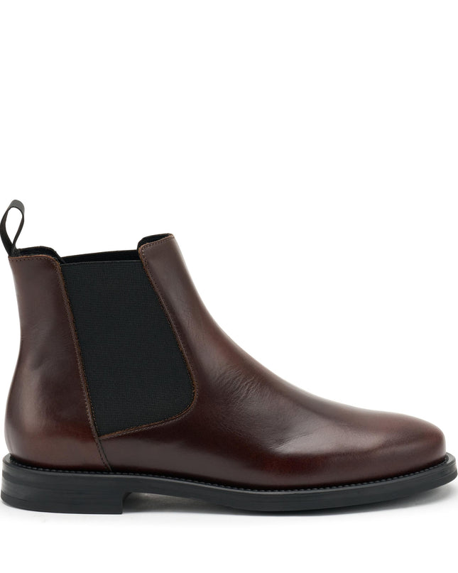 Chelsea Donna Bassi Pelle Marrone 98N3 COFFEE Frau 