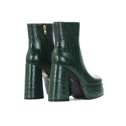 Stivaletti Donna in Cocco Verde - MARIO SPATARELLA