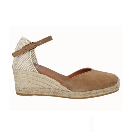 Viguera Espadrillas Alpargatas Donna con Cinturino in Camoscio Whisky 2012 CUOIO Viguera 