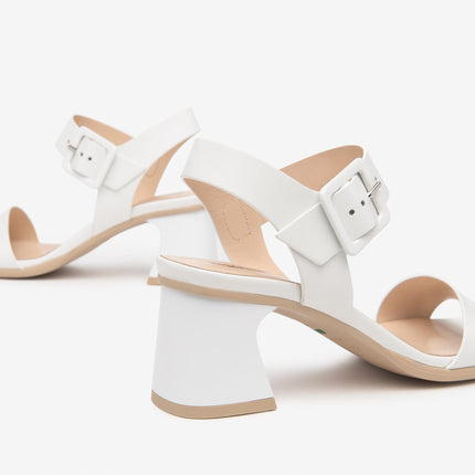 Nero Giardini Sandali Donna con Tacco in Pelle Bianco E513240D BIANCO 707 Nero Giardini 