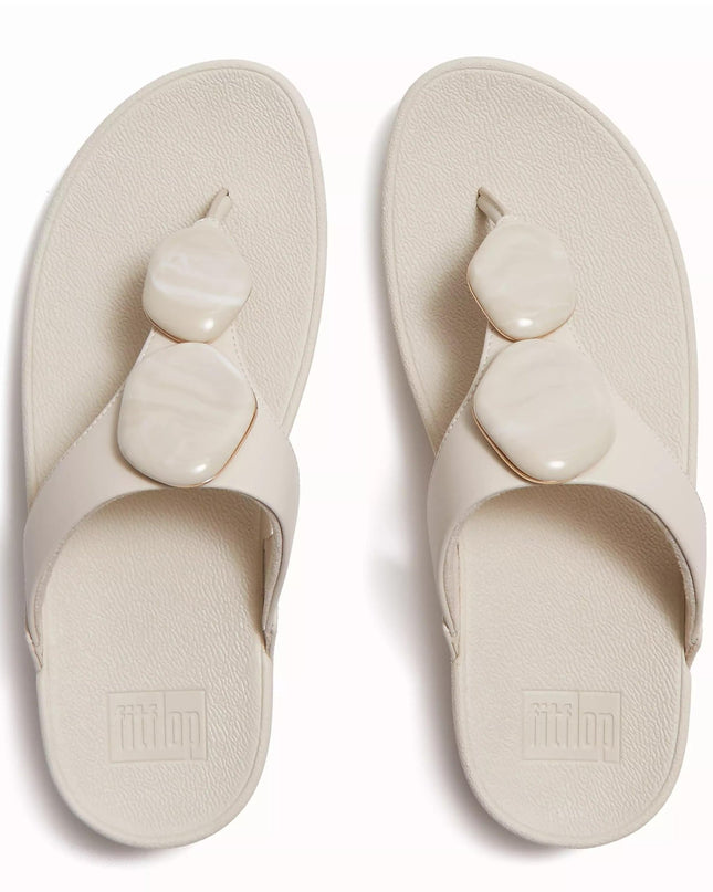 FitFlop Sandali Donna Infradito Bianco con Pietre - MARIO SPATARELLA