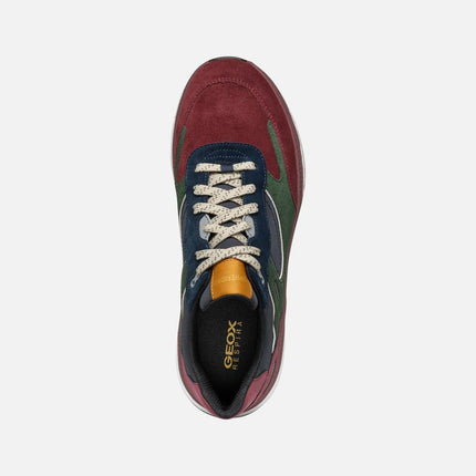 Sneakers Uomo Camoscio Verde U46HGA 00022 SPHERICA GREEN Geox 
