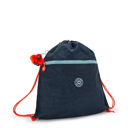 Kipling Sacca in Tessuto Fantasia Cosmo Blu SUPERTABOO COSMO BLUE Kipling 