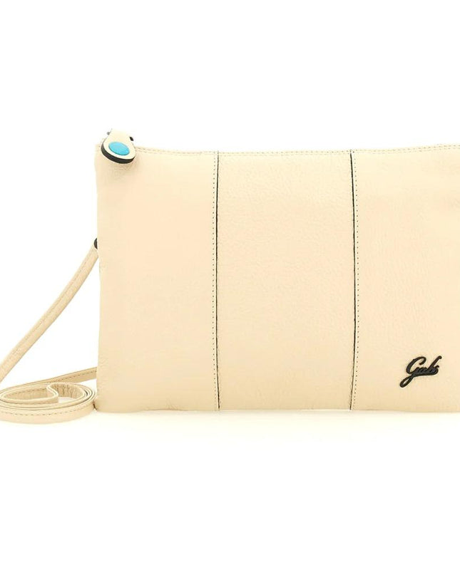 Gabs Pochette in Pelle Ecru con Tracolla BEYONCE TG M ECRU Gabs 
