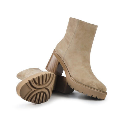 Callaghan Stivaletti Donna con Tacco e Plateau in Camoscio Humus 679963 SING HUMUS Callaghan 