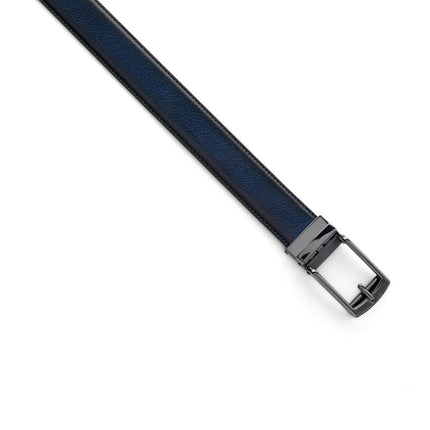 Frau Cintura Uomo con Chiusura a Scatto in Pelle Bule 148C NAVY Frau 
