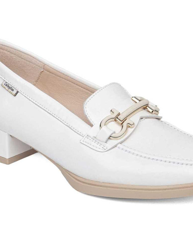 Mocassini Donna Vernice Bianco 33300 RIMINI WHITE Callaghan 