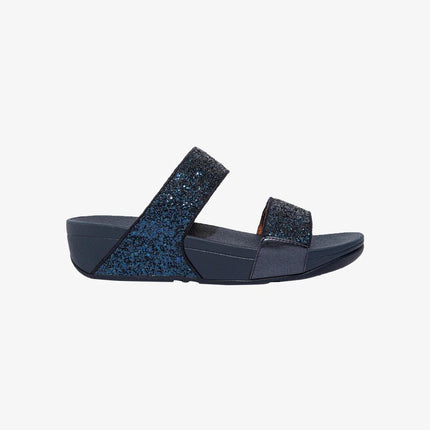 FitFlop ET3-339 LULUGLITTER SLIDES NAVY