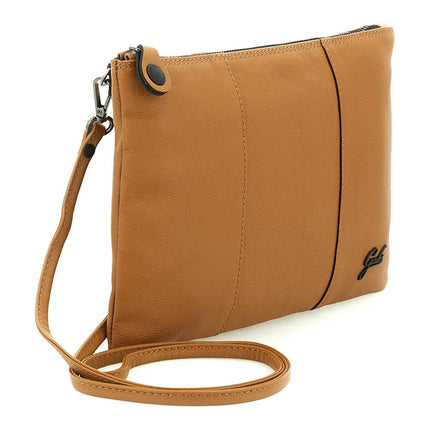 Gabs Pochette Donna con Tracolla in Pelle Cuoio Chiaro BEYONCE TG M CUOIO CHIARO Gabs 