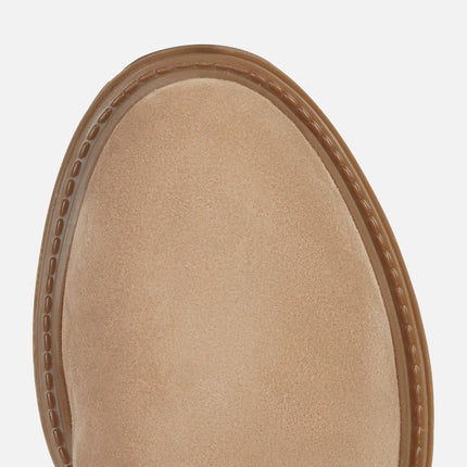 Stivali Donna Camoscio Beige D04HRM IRIDEA TOFFEE Geox 