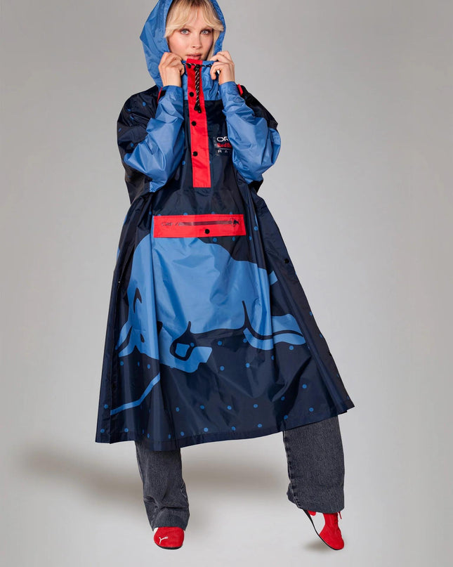 Rainkiss Mantella Antipioggia Poncho Team Crest RAIN PONCHO TEAM CREST ORACLE RED BULL RAC RAINKISS 