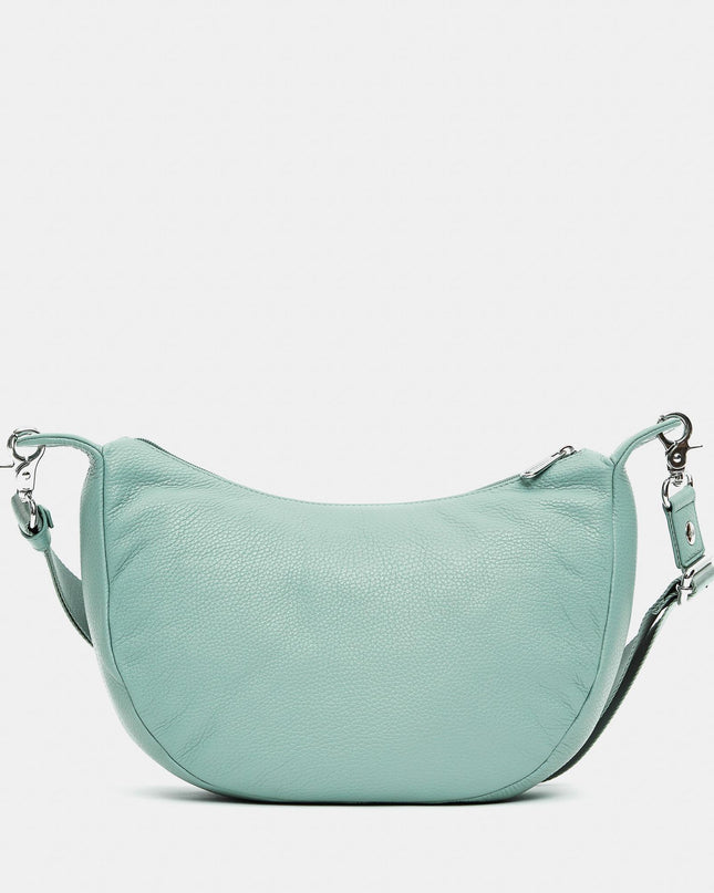 Mandarina Duck Borsa in Pelle Verde Acqua con Tracolla FZT03 MELLOW LEATHER ICEBERG GREEN Mandarina Duck 
