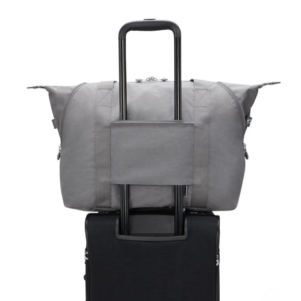 Kipling Borsone Shopper Viaggio in Tessuto Grigio ART M INVITING GREY Kipling 
