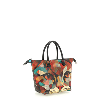 Gabs Borsa Convertibile e Trasformabile con Tracolla in Tessuto Fantasia Gatto Rosso G3 PLUS TG M GATTO ROSSO Gabs 