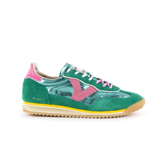 Victoria Sneakers Bassa Donna Urban City Running Metallizzato 1158111 SATURNO NYLON JADE Victoria 