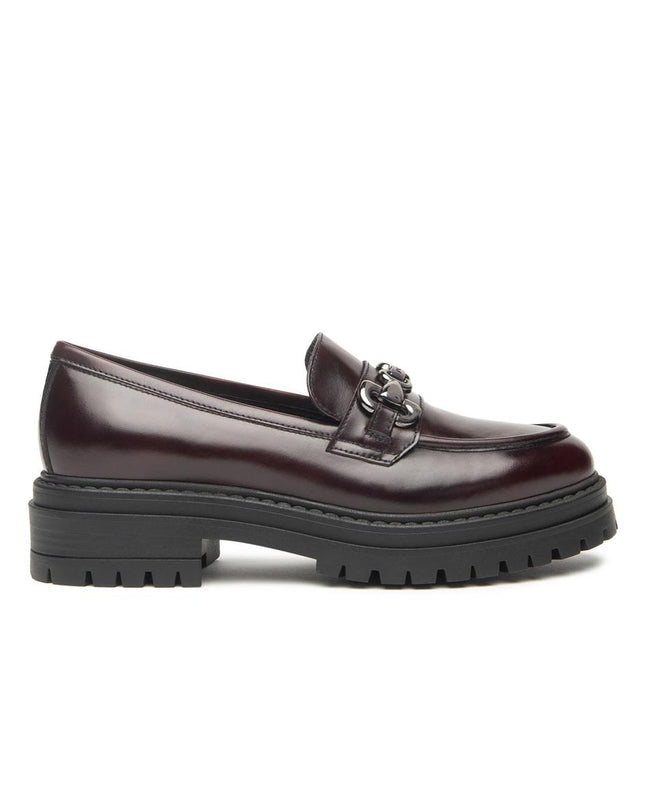 Nero Giadini Mocassini Donna in Pelle Bordeaux - MARIO SPATARELLA