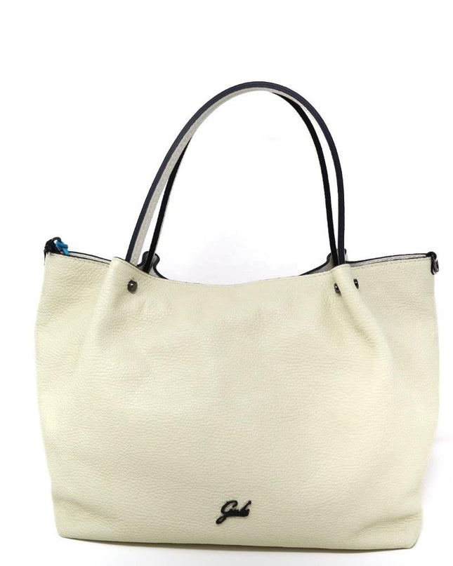 Gabs Borsa Donna Shopper in Pelle Panna LILLY TG M LINO PANNA Gabs 