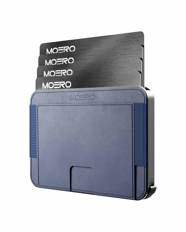 Moero M2 Blue Portafoglio Slim - MARIO SPATARELLA