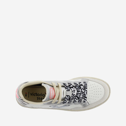 Victoria Sneakers Donna Smash Bassa Bianca Gris Animalier 8806109 SMASH D GRIS Victoria 