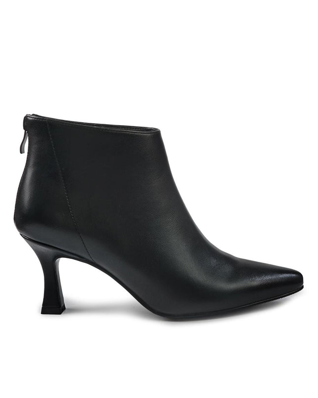 Exe Stivaletti Donna con Zip al Tallone in Ecopelle Nero K1103 BLACK Exe 