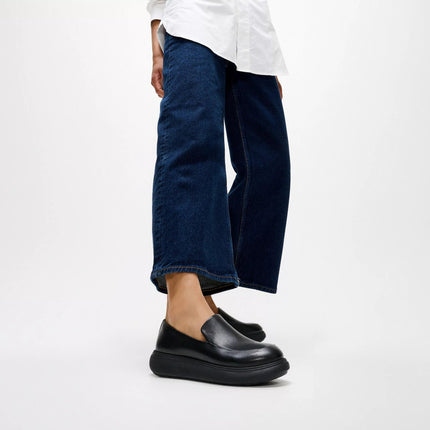 FitFlop iQ-COMFF Mocassini in Pelle Nera E2W IQ-COMFF BLACK FitFlop 
