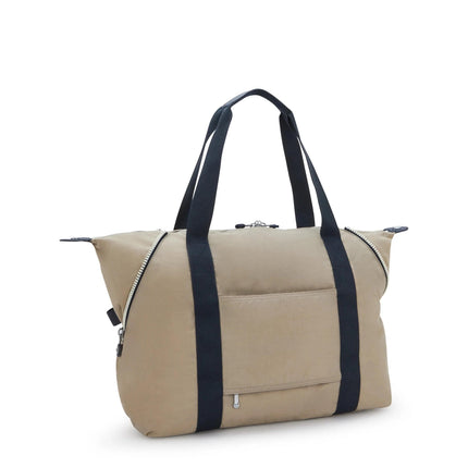 Kipling Borsone Shopper Viaggio in Tessuto Soft Taupe ART M C SOFT TAUPE Kipling 