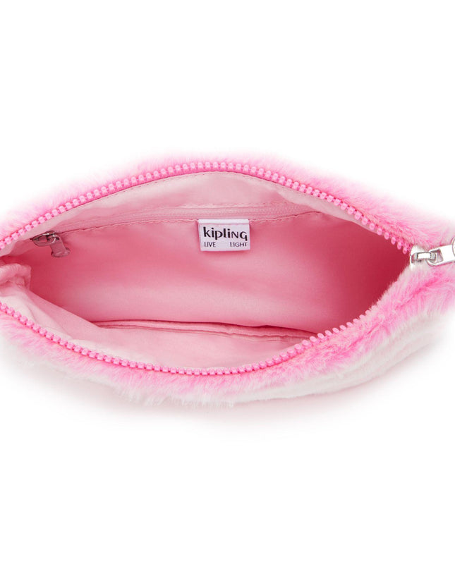 Pochette Peluche Pink FANCY VALENTINE PINK Kipling 