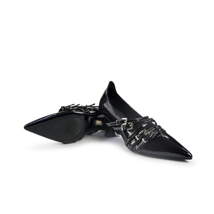 Decollete Bruno Premi a Punta in Vernice Nero BM0401 OLI ASO BLACK Bruno Premi 