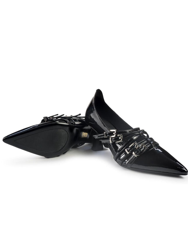 Decollete Bruno Premi a Punta in Vernice Nero BM0401 OLI ASO BLACK Bruno Premi 