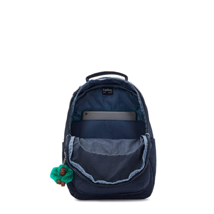 Zaino Porta Computer 11 Pollici Blu SEOUL S BLUE GREEN BLOCK Kipling 